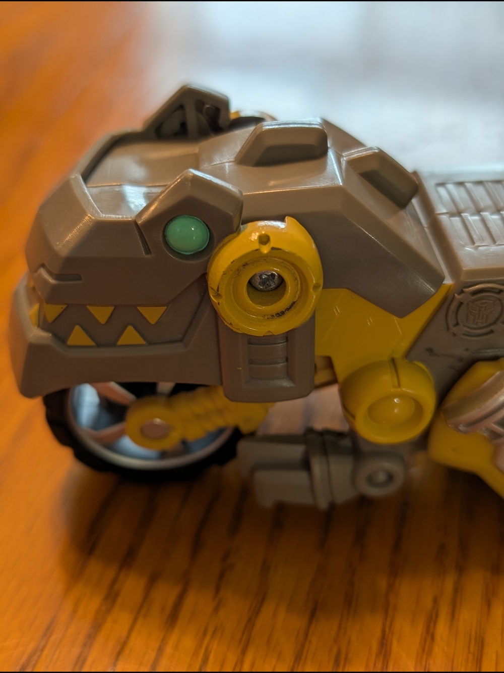 Yellow & Gray Transformers Dinobot Toy - Kids Toys